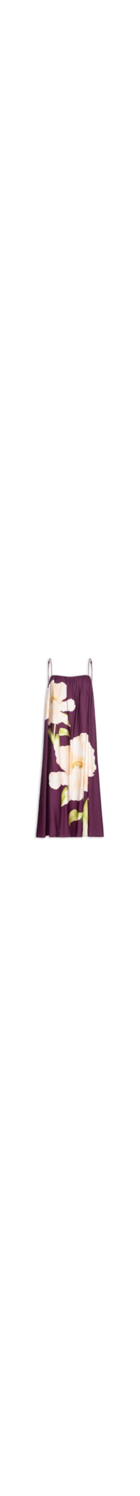 Vestido Longo Alcinhas Papoula - Roxo
