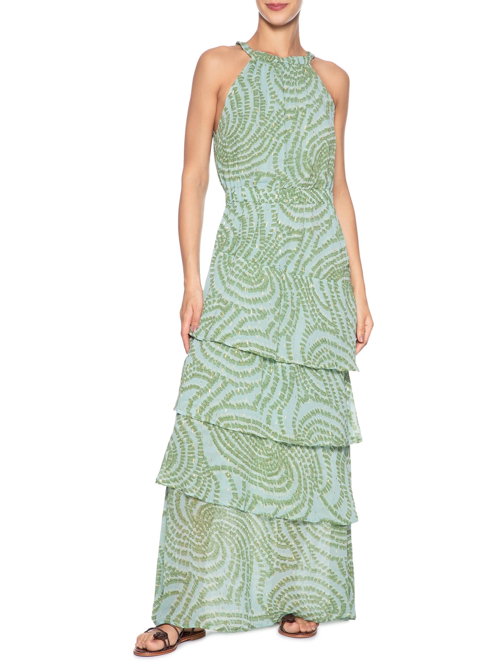 Vestido Longo Alessa Verde Le Lis
