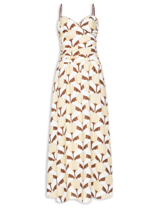 Vestido Longo Banana Deco – Amarelo