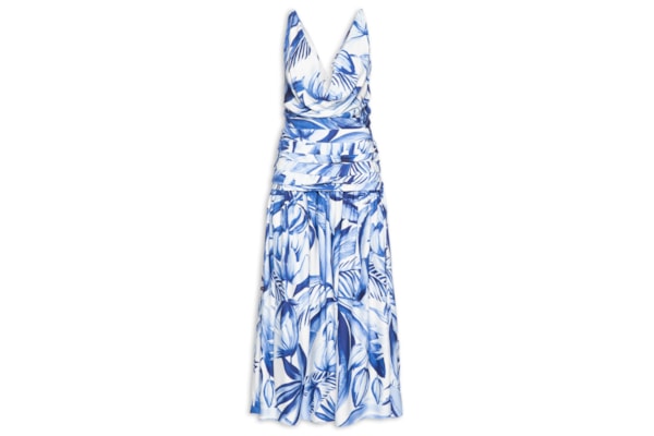 Vestido Longo Bananarte - Azul