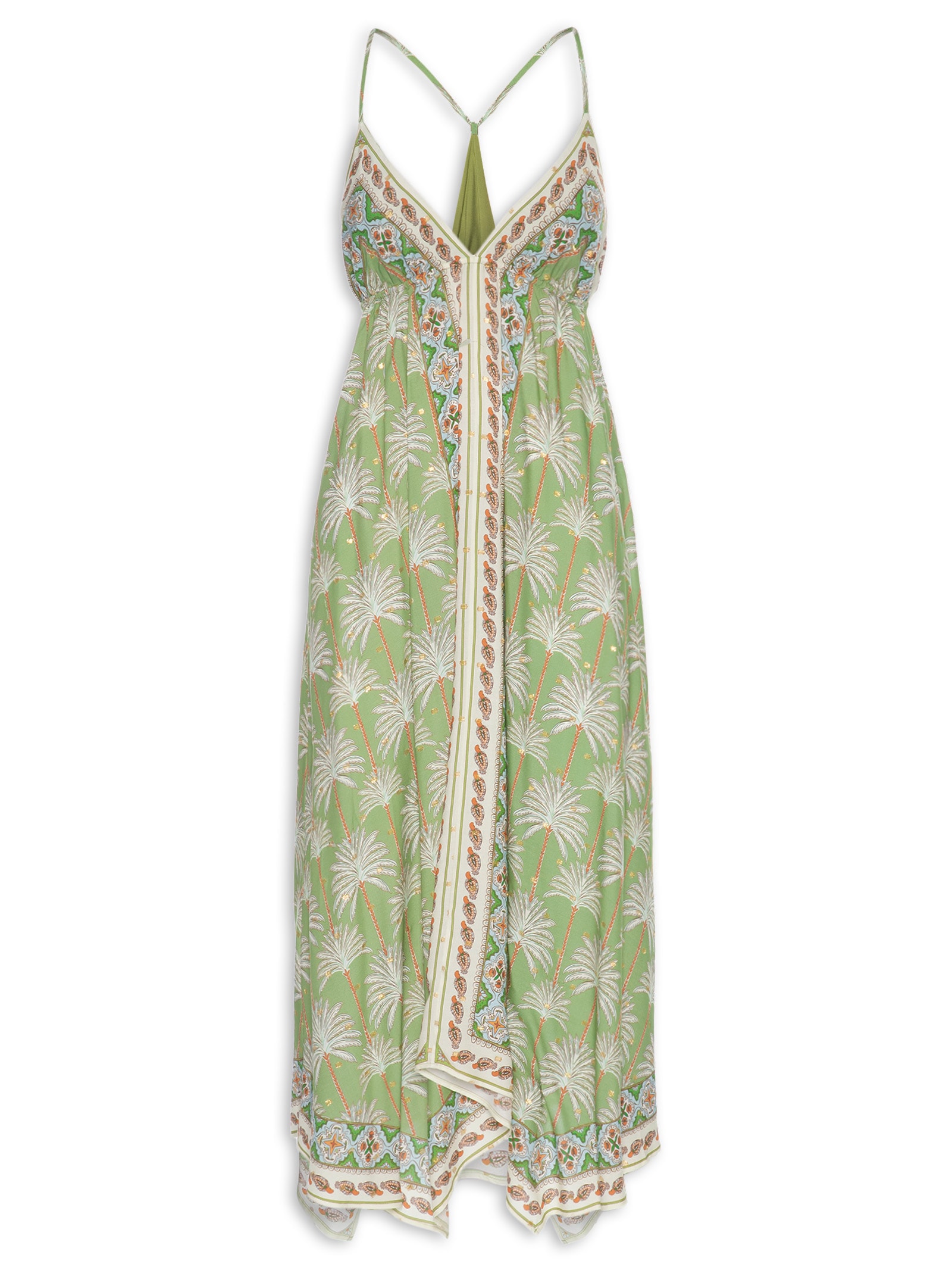 Vestido Longo Boho Coqueiro Verde Farm