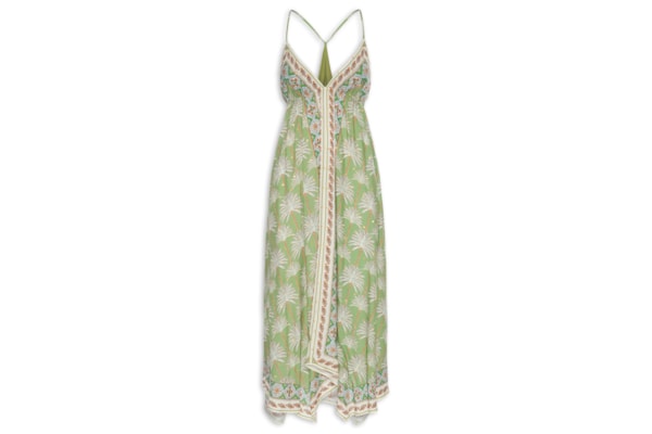 Vestido Longo Boho Coqueiro - Verde