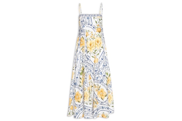 Vestido Longo Boho Do Amor - Azul