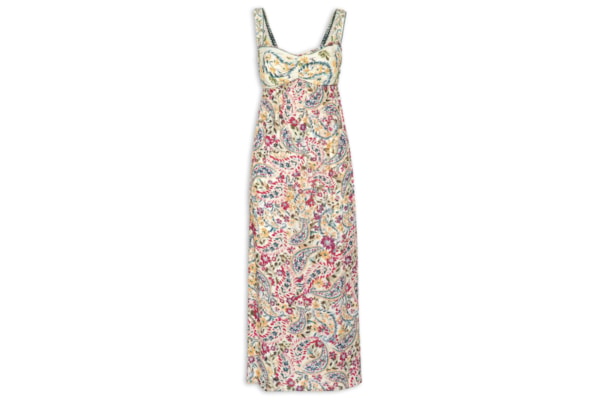 Vestido Longo Brisa De Flor - Amarelo