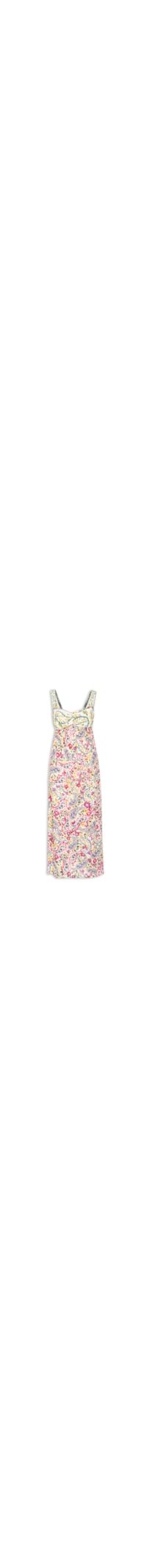 Vestido Longo Brisa De Flor - Amarelo