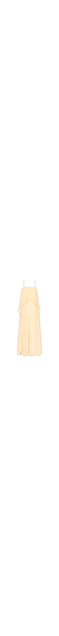 Vestido Longo Camada Apricot - Amarelo