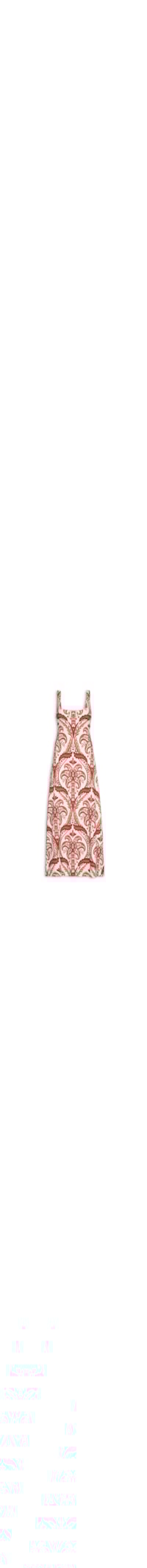 Vestido Longo Camafeu Tropical - Vermelho