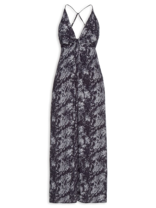 Vestido Longo – Cinza