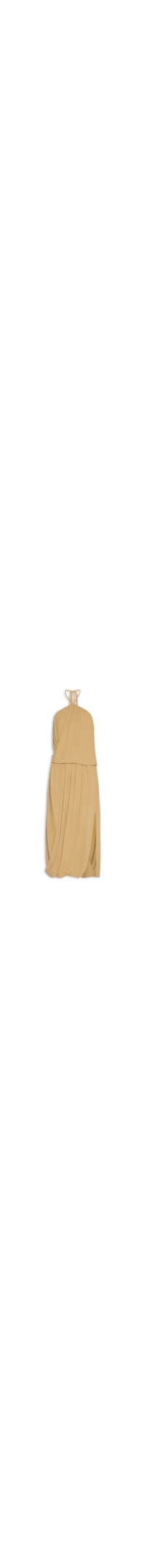Vestido Longo Com Detalhes – Amarelo