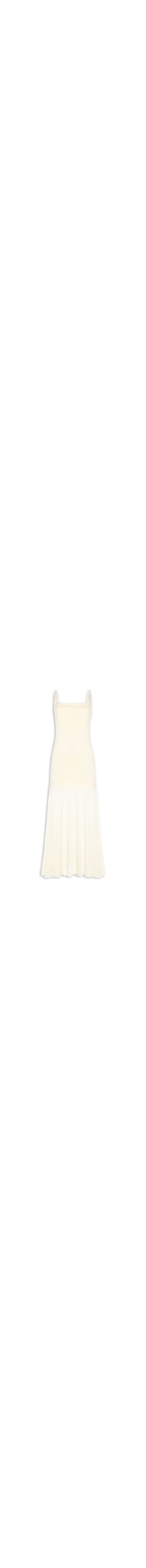 Vestido Longo com Transparência - Amarelo