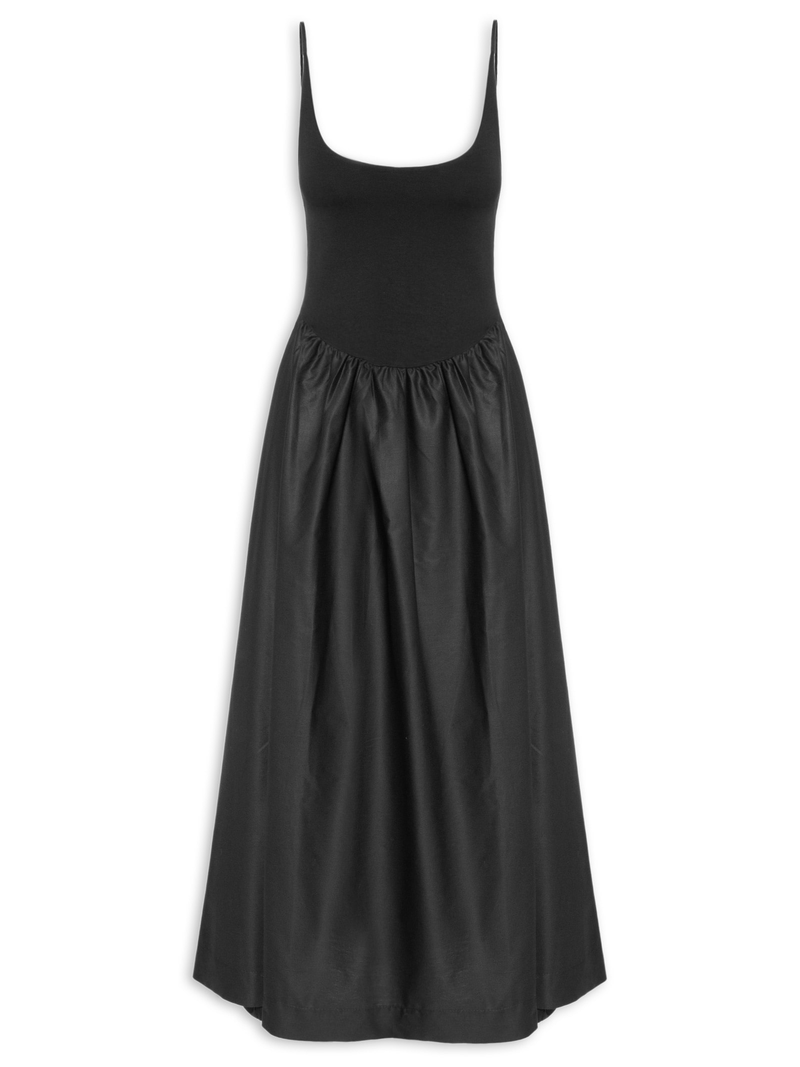 Vestido Longo Corselet Preto Farm