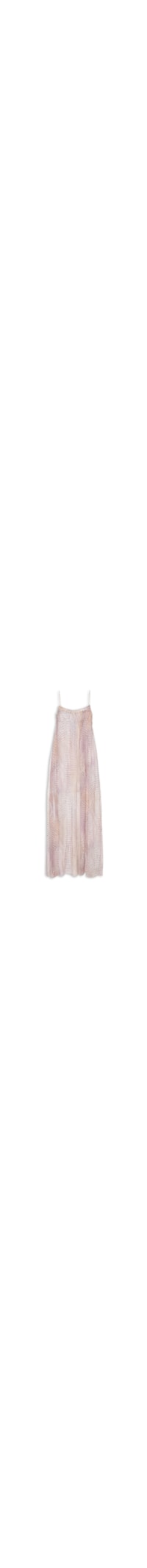 Vestido Longo Croco Selvagia - Rosa
