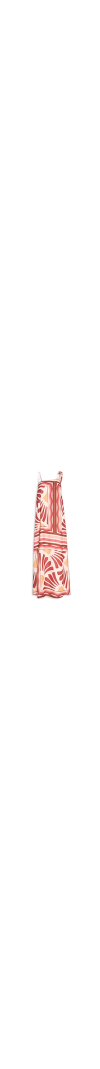 Vestido Longo Detalhe Argola Orgânica - Bege
