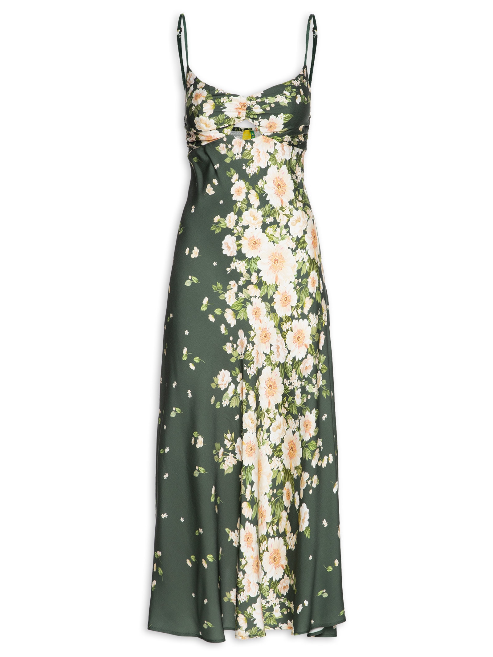 Vestido Longo Diana Verde Farm