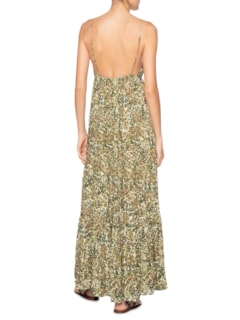 Vestido Longo Estampa Instinto - Verde by DRESS TO