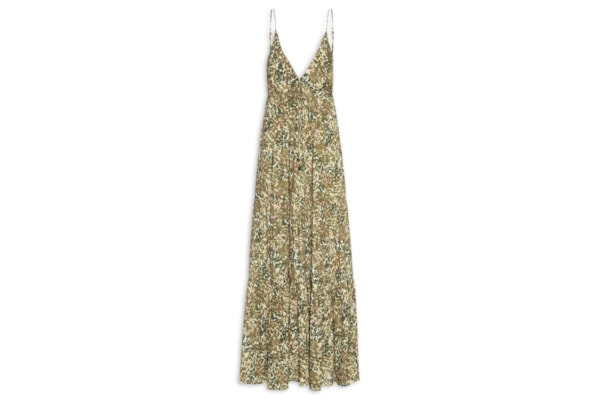 Vestido Longo Estampa Instinto - Verde