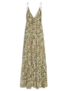 Vestido Longo Estampa Instinto - Verde by DRESS TO