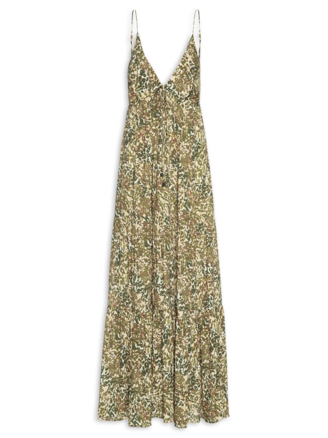 Vestido Longo Estampa Instinto - Verde by DRESS TO