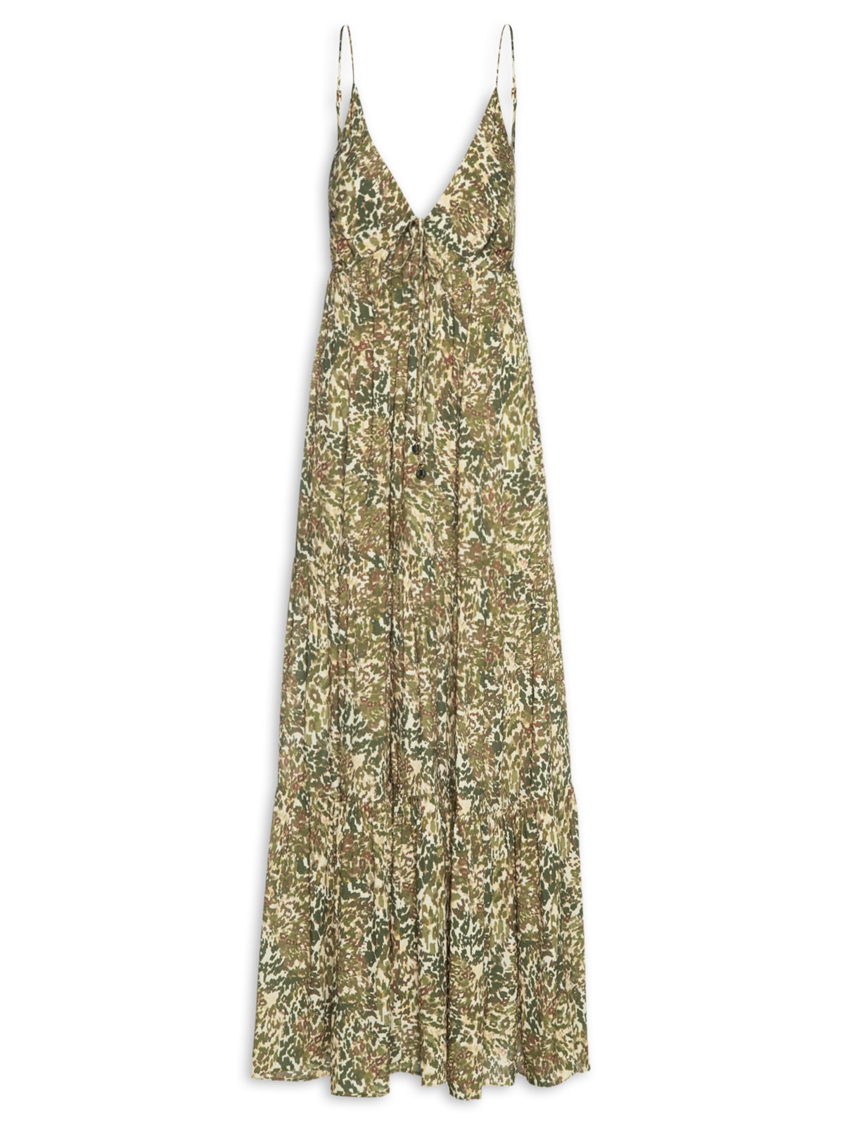 Vestido Longo Estampa Instinto - Verde by DRESS TO