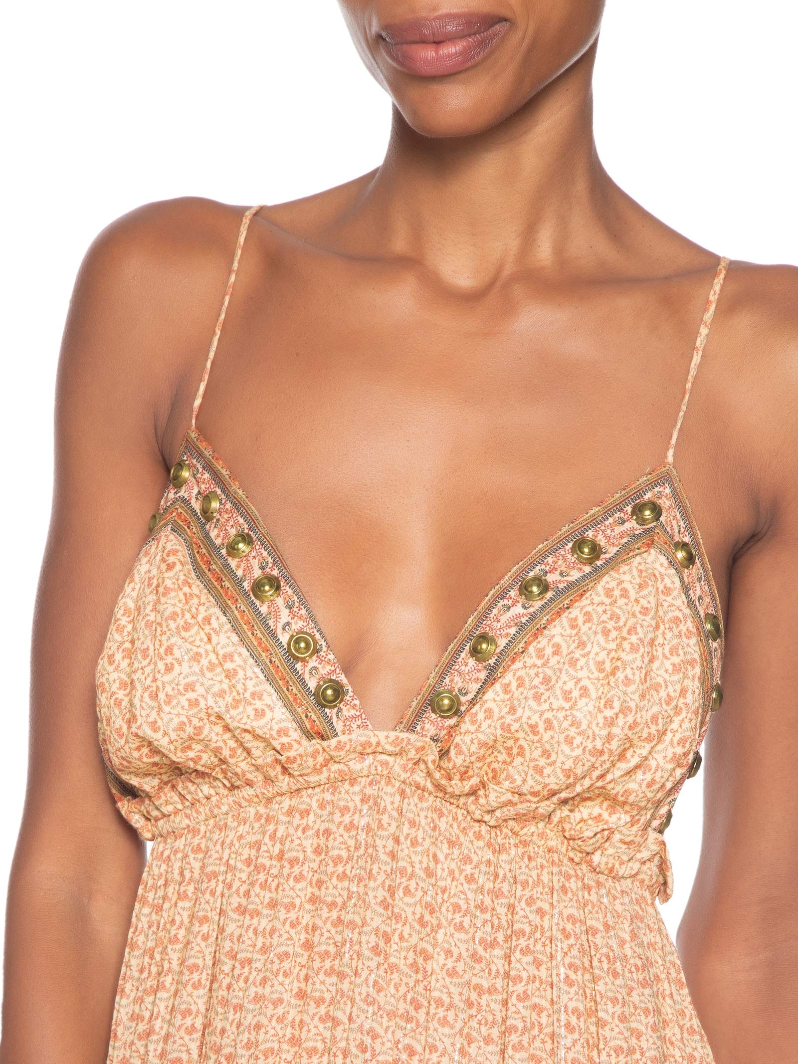 Vestido Longo Estampa Lumine Rosa Maria Filó