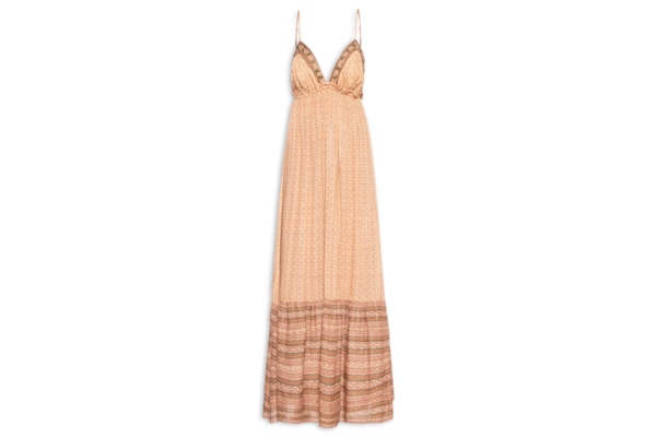 Vestido Longo Estampa Lumine - Rosa