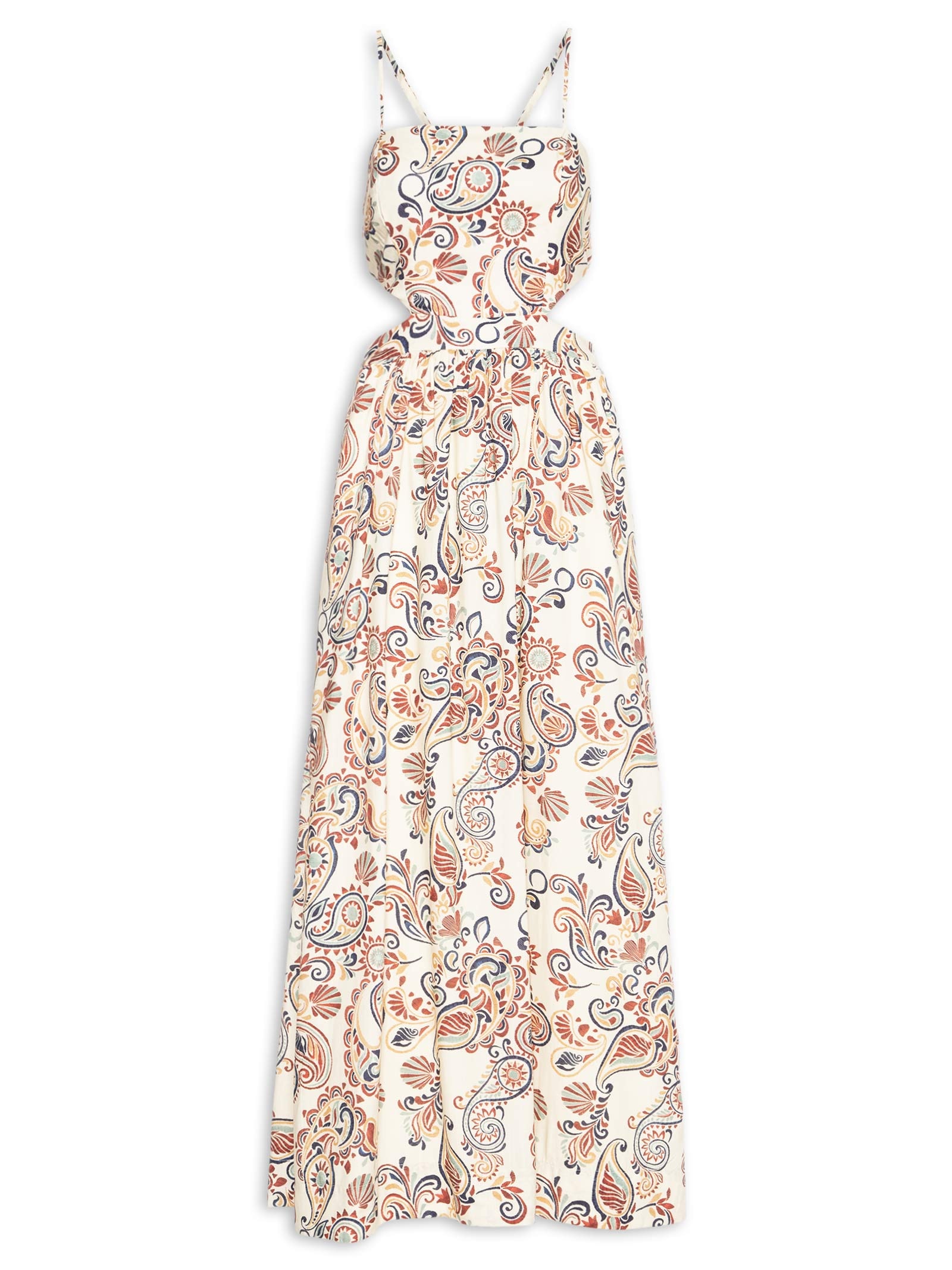 Vestido Longo Estampa Verano – Bege Dress To
