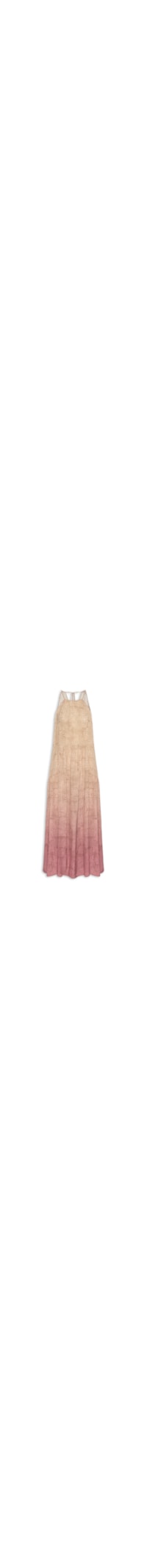 Vestido Longo Estampado - Bege