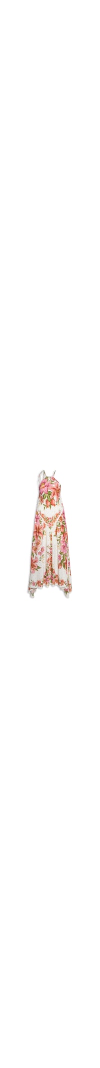 Vestido Longo Floral De Verão - Rosa