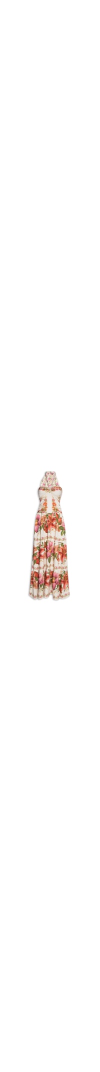 Vestido Longo Floral De Verão - Rosa