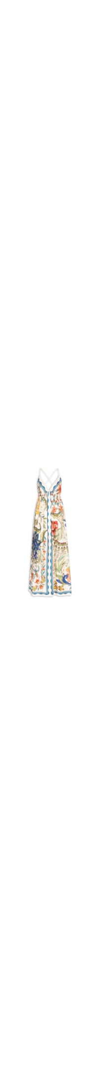 Vestido Longo Floral Maite – Branco