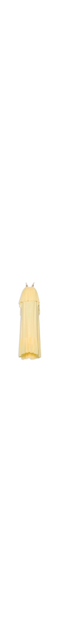 Vestido Longo Frente Única - Amarelo