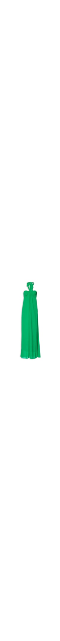 Vestido Longo Frente Única - Verde