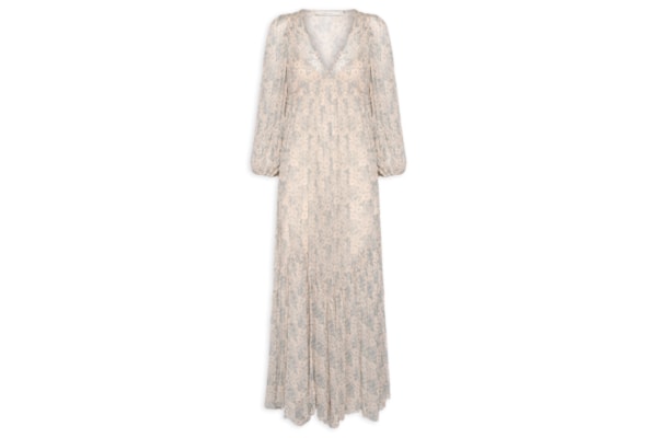 Vestido Longo GGT Estampa Melissa - Azul