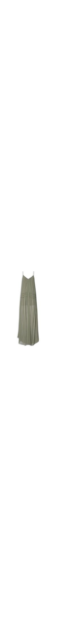 Vestido Longo GGT Tachas - Verde