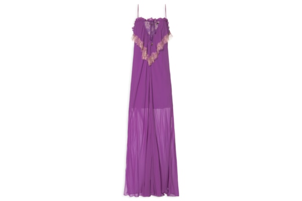 Vestido Longo Jabour - Roxo