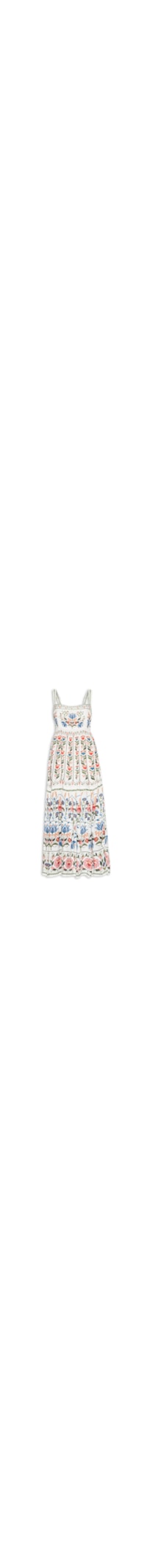Vestido Longo Jardim Beleza - Branco