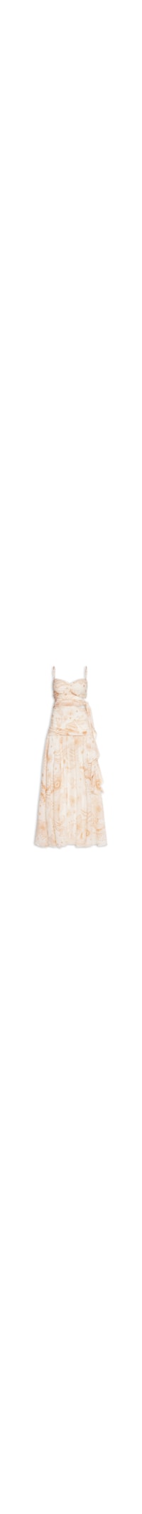 Vestido Longo Jardim Místico - Off White