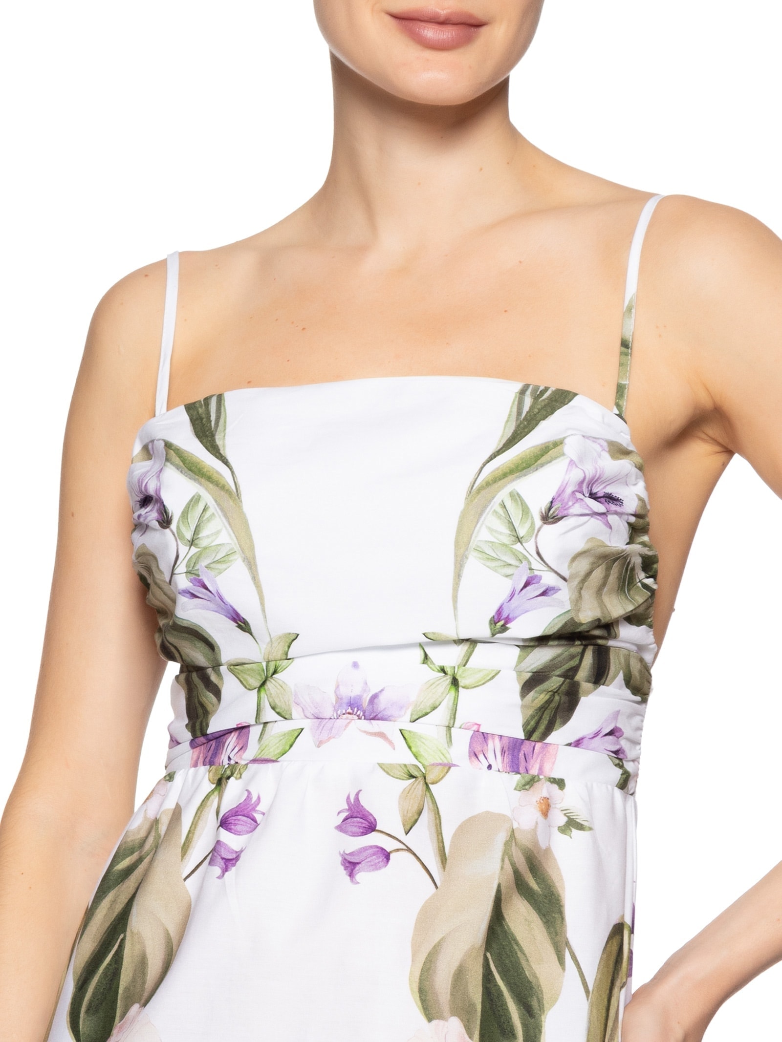 Vestido Longo Jardim Sereno – Branco Farm