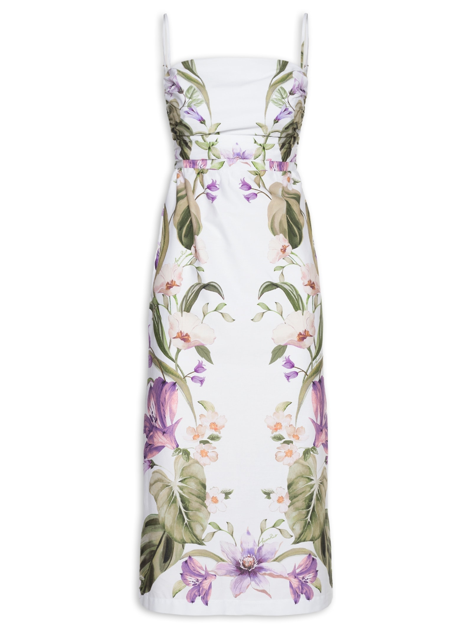 Vestido Longo Jardim Sereno – Branco Farm