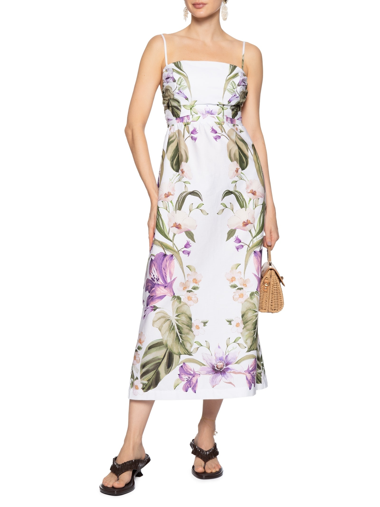Vestido Longo Jardim Sereno – Branco Farm
