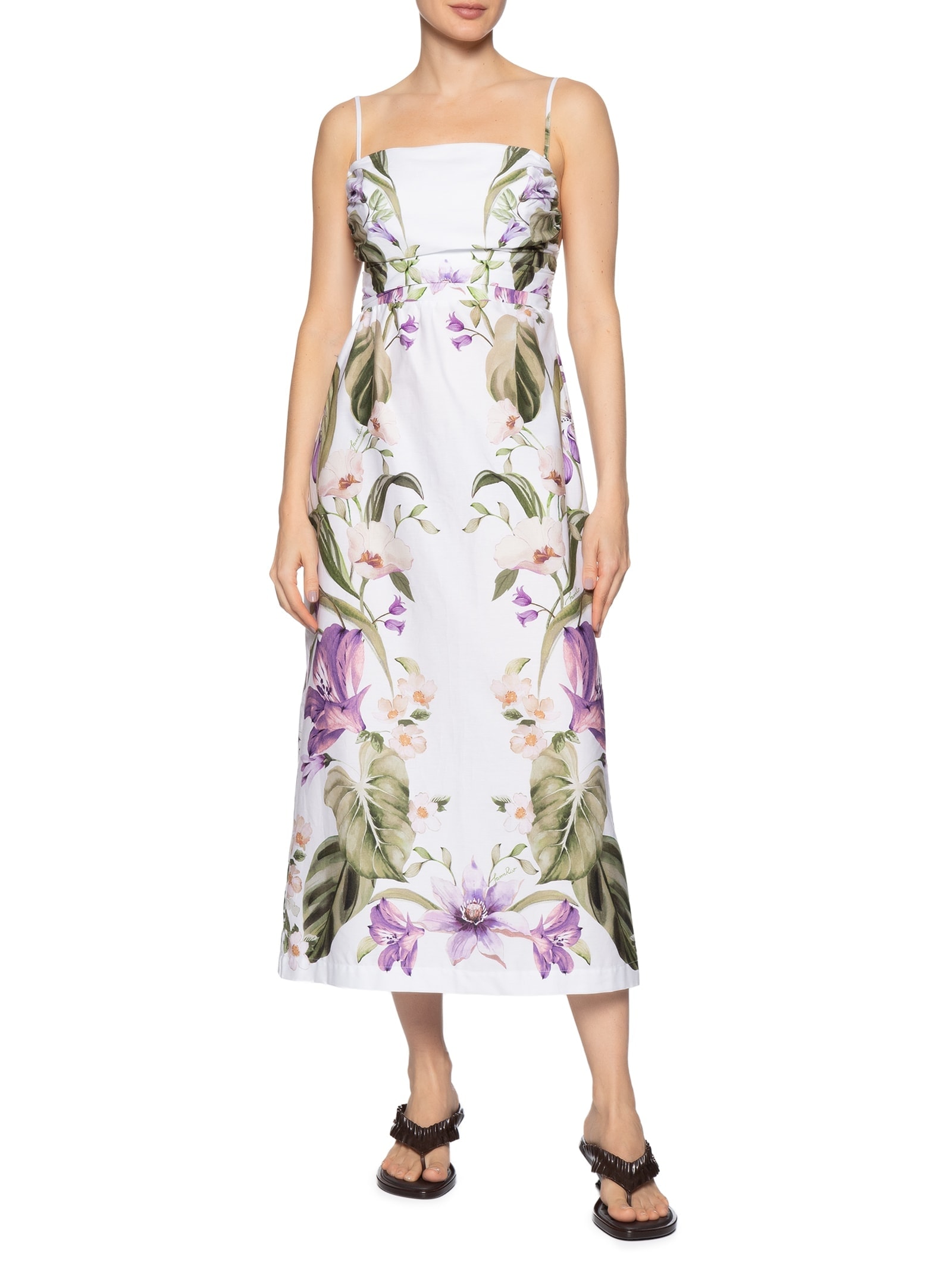 Vestido Longo Jardim Sereno – Branco Farm