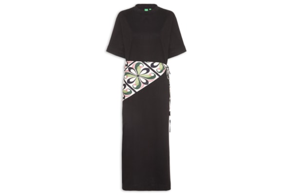Vestido Longo Lenço Ararinha – Preto