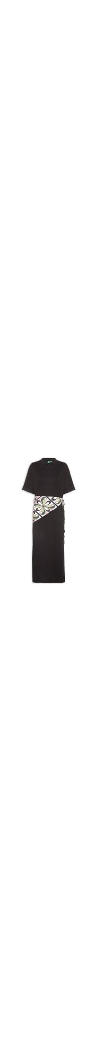 Vestido Longo Lenço Ararinha – Preto