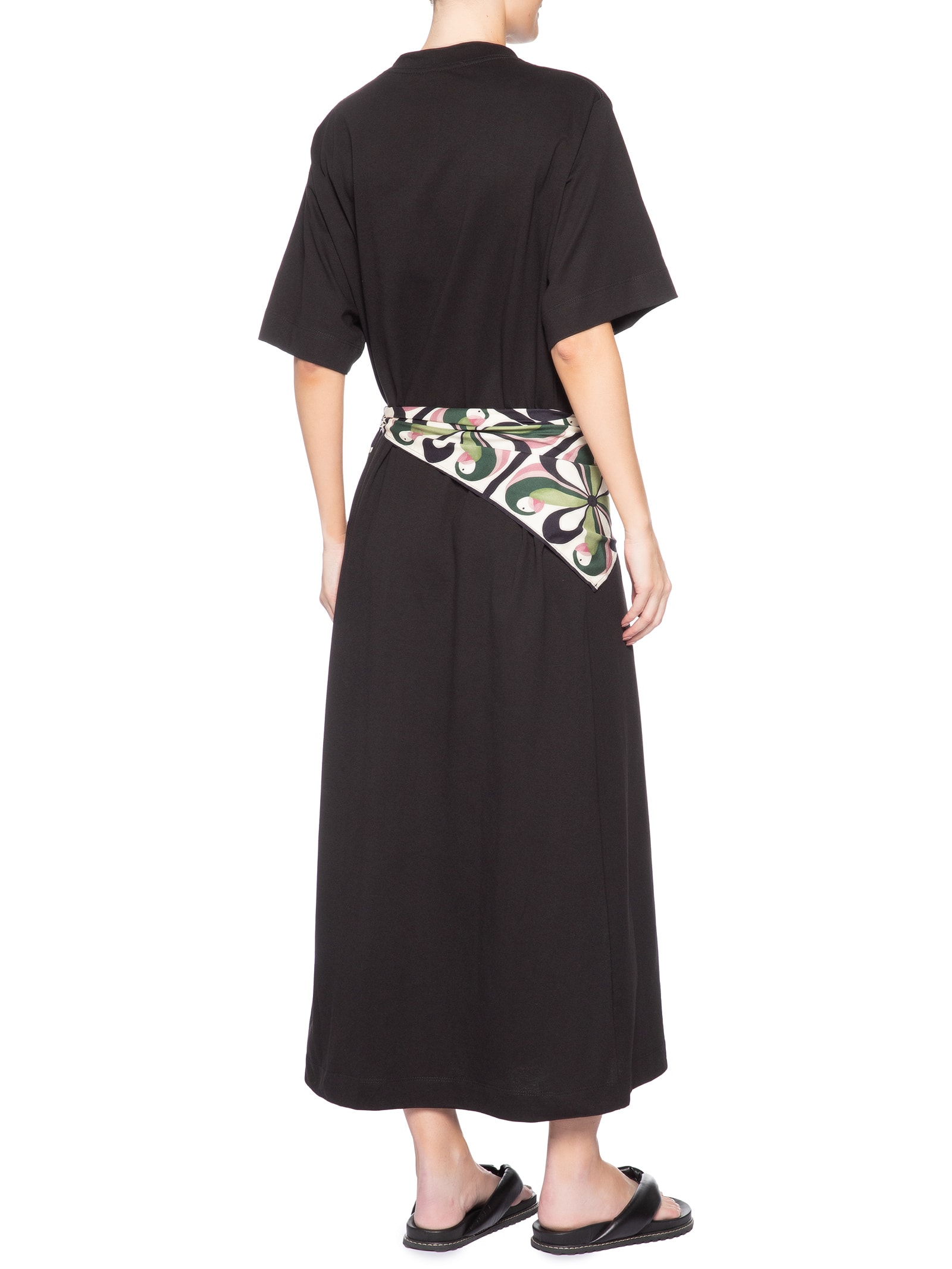 Vestido Longo Lenço Ararinha – Preto Farm