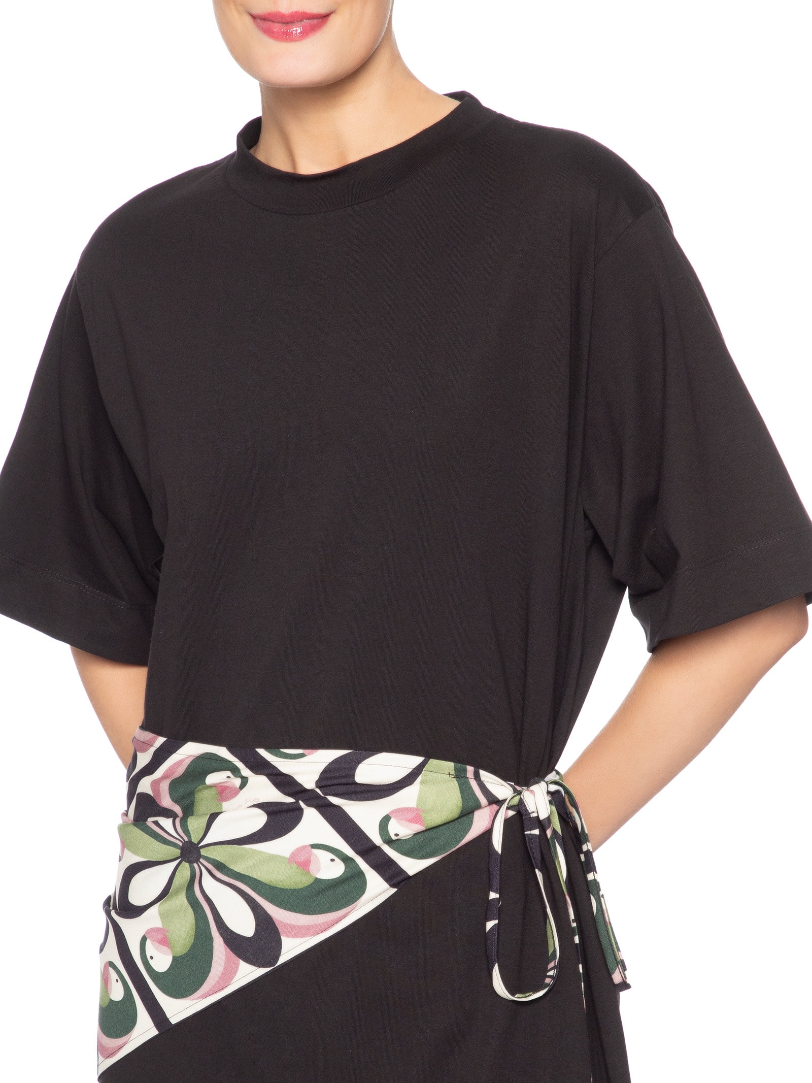 Vestido Longo Lenço Ararinha – Preto Farm