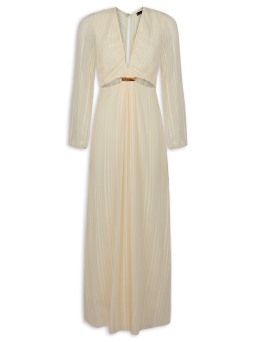 Vestido Longo Lola Glitz – Off White