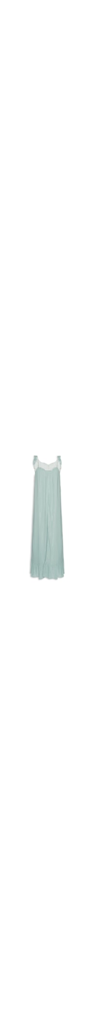 Vestido Longo Lurex Renda - Verde
