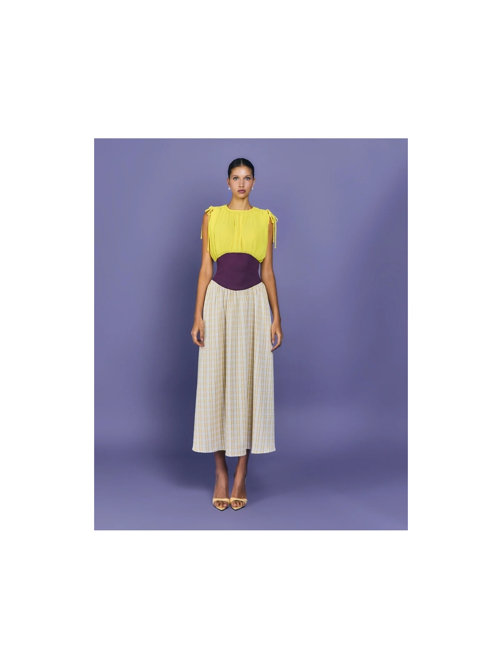 Vestido Longo Mareh Caracola Amarelo Shop Ginger