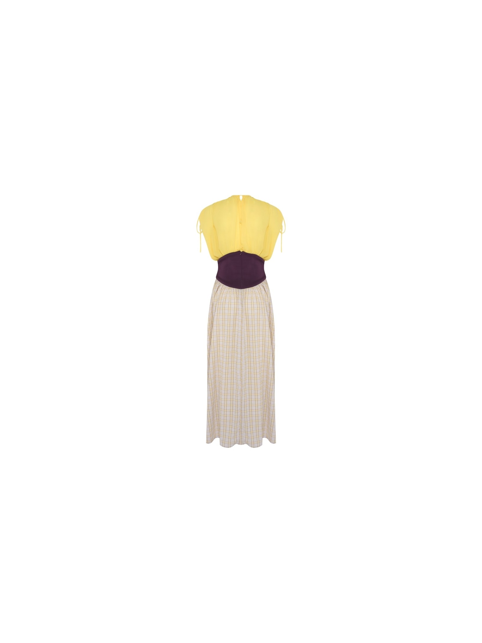 Vestido Longo Mareh Caracola Amarelo Shop Ginger