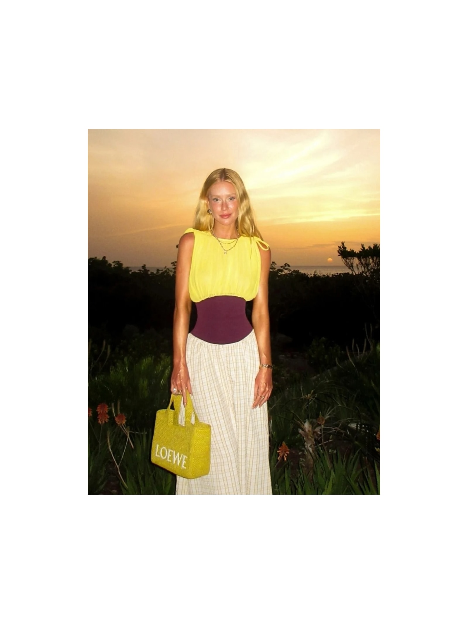 Vestido Longo Mareh Caracola Amarelo Shop Ginger